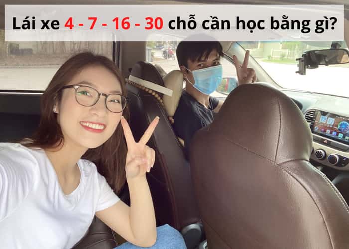Lái xe 7 chỗ cần bằng gì